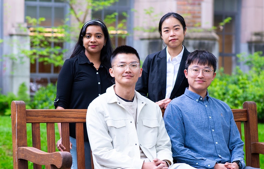 Geethu Devarajan, Rome Lin, Ivy Chen and Jason Sun